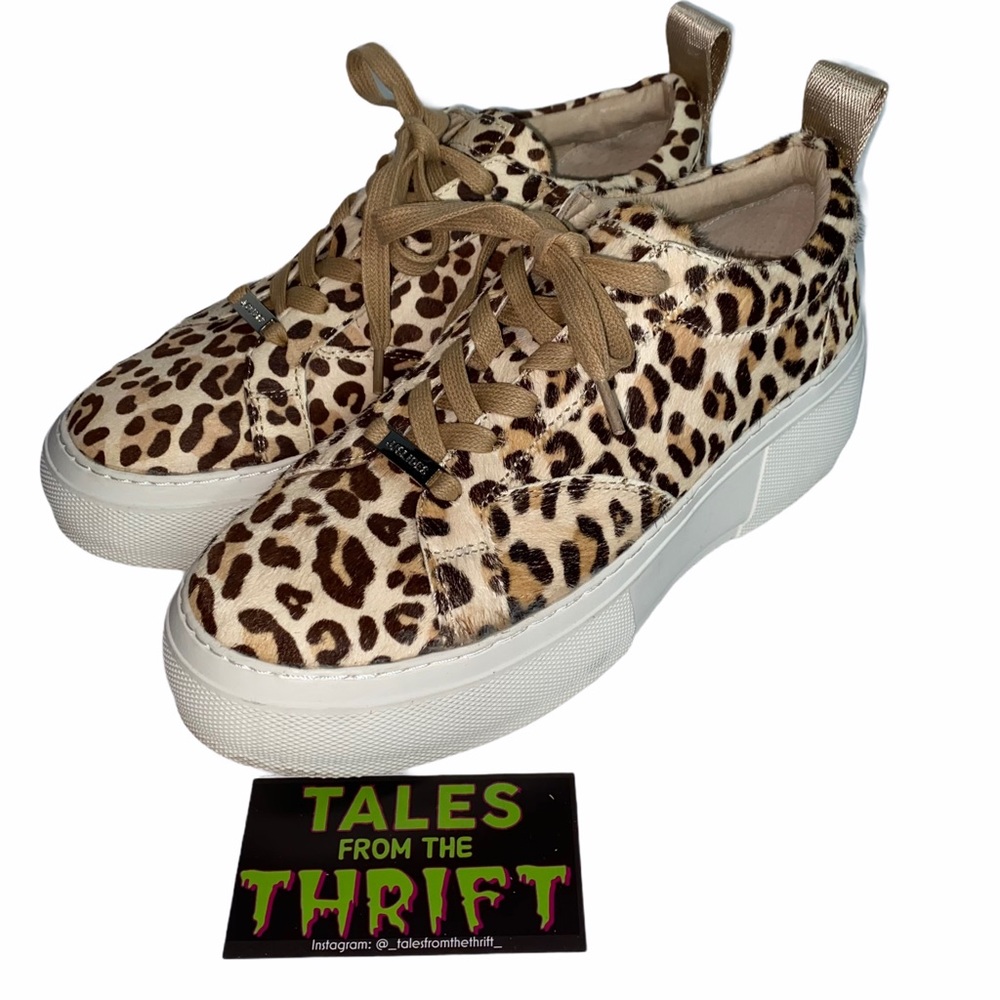 J/Slides Leopard Courto Platform Sneaker Shoes